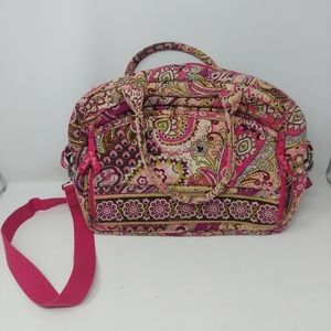 Vera Bradley Very Berry Paisley Metropolitan Travel Computer Bag Paisley Hippie
